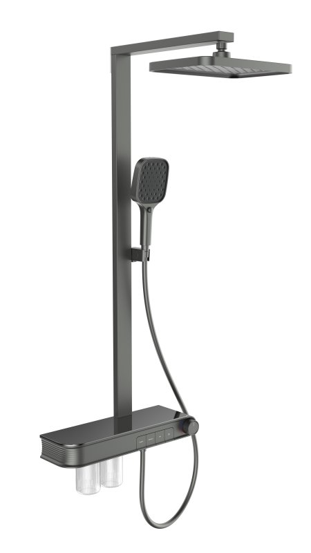 Душевая стойка Roxen Bubble 500610-GM с автоматической подачей гигиенических средств